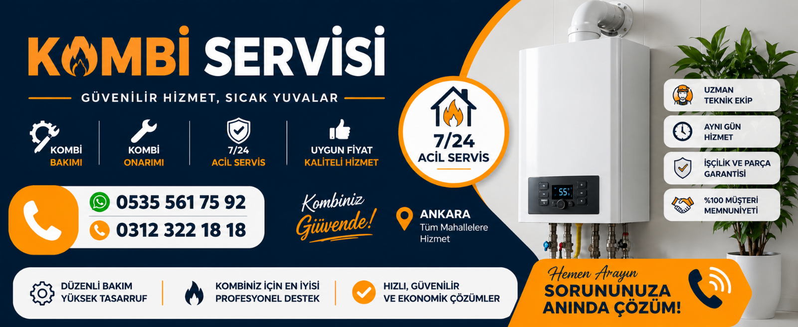 Çubuk Kombi Tamircisi 